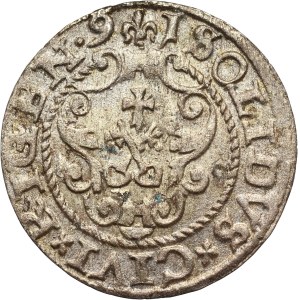Sigismund III Vasa, 1591 shilling, Riga