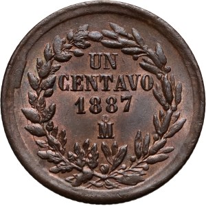 Mexico, 1 centavo 1887 Mo