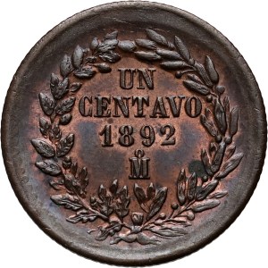 Mexico, 1 centavo 1892 Mo