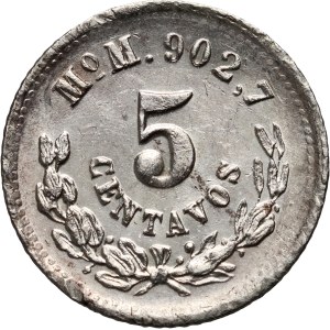 Mexico, 5 centavos 1874 Mo M