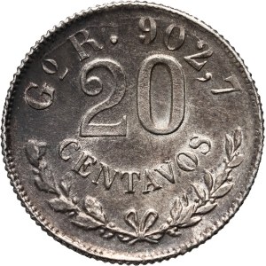 Mexico, 20 centavos 1899 Go R