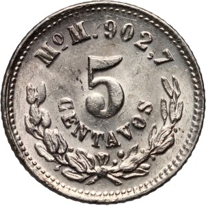Mexico, 5 centavos 1874 Mo M
