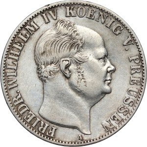 Germany, Prussia, Frederick William IV, Mining Thaler 1856 A, Berlin