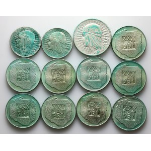 Poland, set of coins from 1932-1974, (12 pieces)