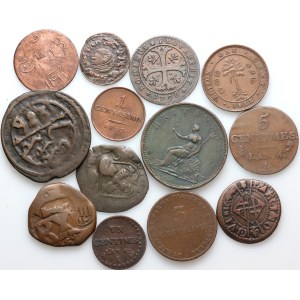 World, coin set, (13 pieces)