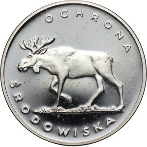 People's Republic of Poland, 100 gold 1978, Environmental Protection - Moose
