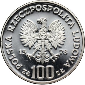 People's Republic of Poland, 100 gold 1978, Environmental Protection - Moose