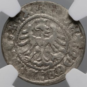 Alexander Jagiellonian 1501-1506, halber Pfennig, Krakau