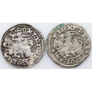 Alexander Jagiellonian 1501-1506, half-penny set, Vilnius, (2 pieces)