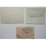 PRL, set of supply cards, food cards 1982-1983 (3 pieces)