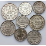 Bulgaria, set of coins from 1888-1930, (8 pieces)