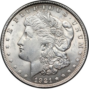 Spojené státy americké, Dollar 1921, Philadelphia, Morgan