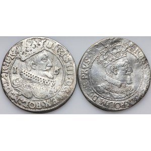 Sigismund III Vasa, set of orts dated 1617-1625, Gdansk, (2 pieces)