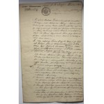 Poland, Gen. Casimir Pulaski, two court documents relating to the Pulaski estate from 1833 and 1840, very rare
