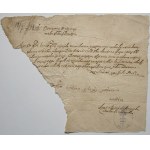 Poland, Anna Lubomirska, letter to her son 12.07.1610 (battle of Klushino?)
