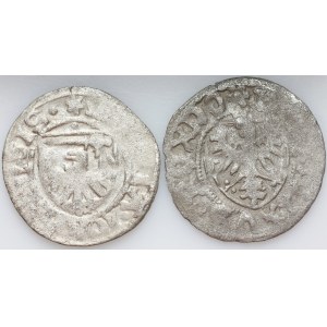 Casimir IV Jagiellonian 1447-1492, set of shekels, (2 pieces)