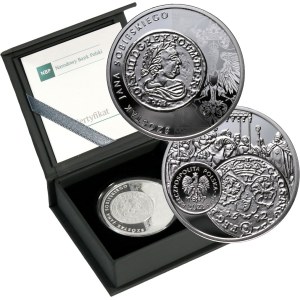 III RP, 20 złotych 2019, Historia monety polskiej - Szóstak Jana Sobieskiego