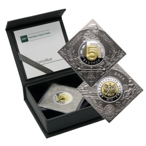 III RP, 5 złotych 2016, 250. rocznica Założenia Mennicy Warszawskiej