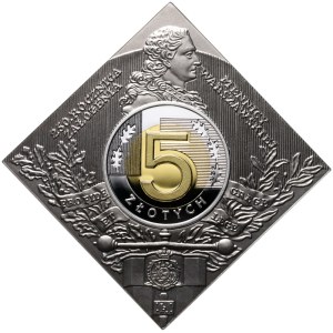III RP, 5 złotych 2016, 250. rocznica Założenia Mennicy Warszawskiej
