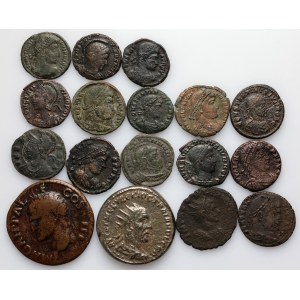 Roman Empire, coin set, 1st-4th century, (17 pieces)