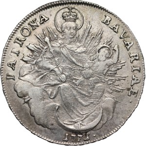 Germany, Bavaria, Maximilian III Joseph, Thaler 1771 A, Amberg
