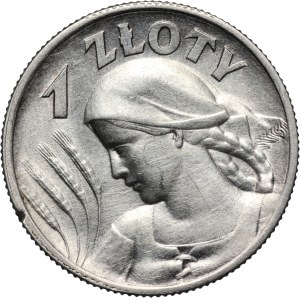 II RP, 1 zloty 1925, London, Harvester