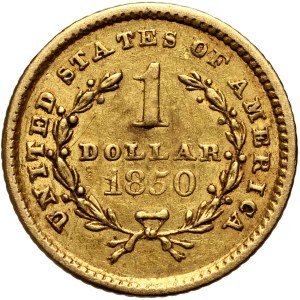 United States of America, Dollar 1850, Philadelphia, Liberty Head