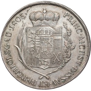 Austria, Salisburgo, Ferdinando III, tallero 1805