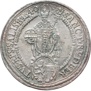 Austria, Salzburg, Paris von Lodron, Thaler 1640