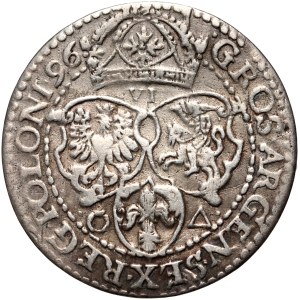 Žigmund III Vaza, šesťpenca 1596, Malbork