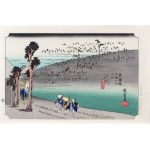 Utagawa Hiroshige (1797 - 1858), Futagawa - Małpie Wzgórze, wyd. Yuyudo, Tokio/Japonia, okres Showa (po 1960 r.)
