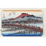 Utagawa Hiroshige (1797 - 1858), Kioto - wielki most Sanjo, wyd. Yuyudo, Tokio/Japonia, okres Showa (po 1960 r.)
