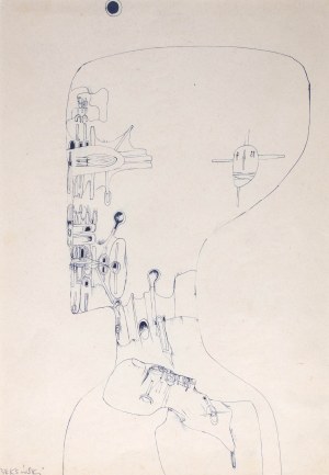 Zdzisław Beksiński (1929 - 2005), Bez tytułu, 1962