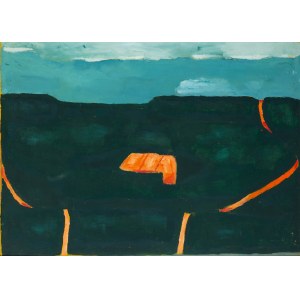 Jerzy Nowosielski (1923 - 2011), Pejzaż abstrakcyjny, 1973