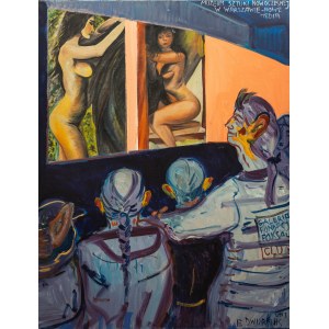 Edward Dwurnik (1943 - 2018), Nowe media, z cyklu 'Sportowcy C.D.', 2012