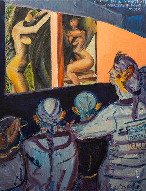 Edward Dwurnik (1943 - 2018), Nowe media, z cyklu 'Sportowcy C.D.', 2012