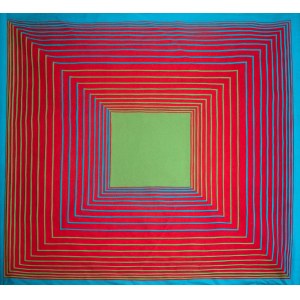 Richard Anuszkiewicz (1930, Erie, Pensylwania - 2020, Englewood), Flaga, ok. 1968