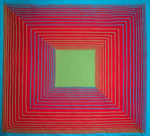 Richard Anuszkiewicz (1930, Erie, Pensylwania - 2020, Englewood), Flaga, ok. 1968
