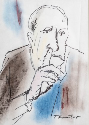 Tadeusz Kantor (1915 - 1990), z cyklu 'Ci poważni Panowie'