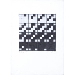 Ryszard Winiarski (1936 - 2006), Trzecia gra 4 x 4, 1999