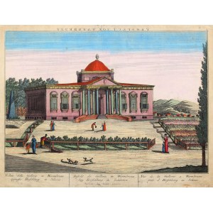 CIEPLICE ŚLĄSKIE-ZDRÓJ, JELENIA GÓRA. Galerie im Kurpark; eng. J. Carmine, Augsburg, ca. 1...