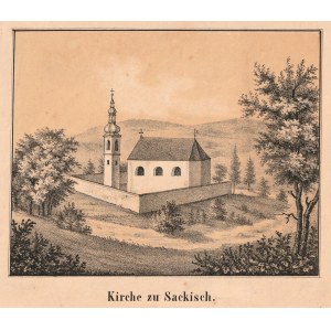 KUDOWA-ZDRÓJ, ZAKRZE (now a district of Kudowa). Baroque church of St. Catherine in Zakrze; letter F....