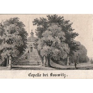 WROCŁAW. Chapel on Chapel Hill near Osobowicki Forest; drawing from nature by Nay, letter by F.J. Tempel....