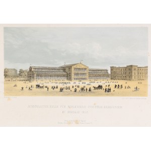 WROCŁAW. Pavillon der Schlesischen Industrieausstellung; lith. C. Studt, Lith. Anst. v. Mercier &amp; Loeillot,...