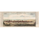 GDAŃSK. panorama of the city from the south; ryt. and ed. by G. Bodenehr II, ca. 1720; copper color, st. bdb....