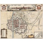 ELBLĄG. Perspective plan of the city and fortifications, most likely by J. Hoffmann; in ...