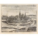 ZALEWO. View of the town; taken from: C. Hartknoch, Alt- und Neues Preussen Oder Preussischer Hist...