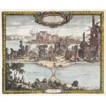 STARE DRAWSKO, ZŁOTÓW (Greater Poland Province). A view of the Zlotow castle being shelled by the army of ...