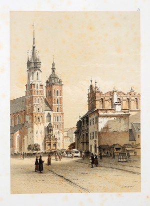 STROOBANT Francois, LA GALICIE MONUMENTALE ET PITTORESQUE. CRACOVIE […]. Album 30 chromoli…
