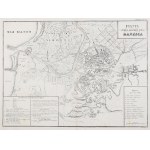 GDAŃSK. plan of the siege of Danzig by the French army in 1807; above upper frame inscription: Camp...
